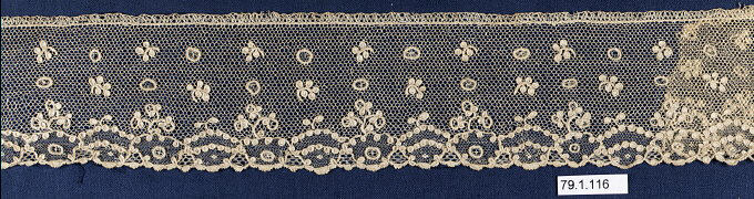 Antique Handmade Lace Border Sample