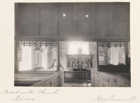 Bradwell Church Interior Essex