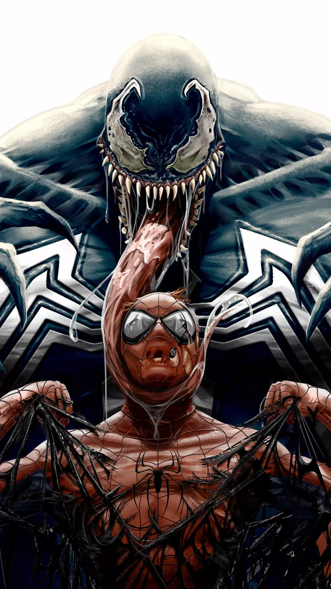 Venom Looms Over Injured Spider-Man