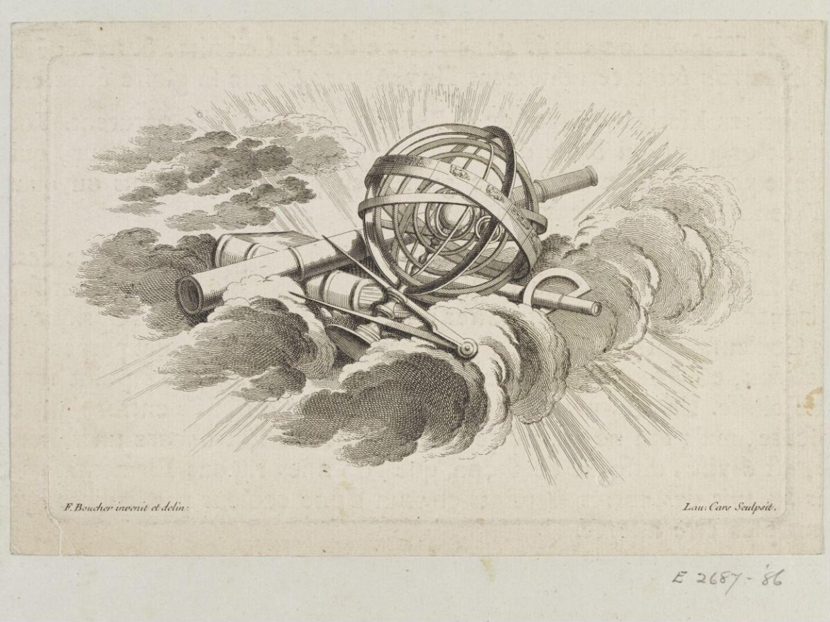 Engraving of Astronomical Instruments