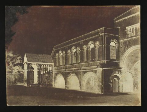 Vintage Photo of Historic Stone Building