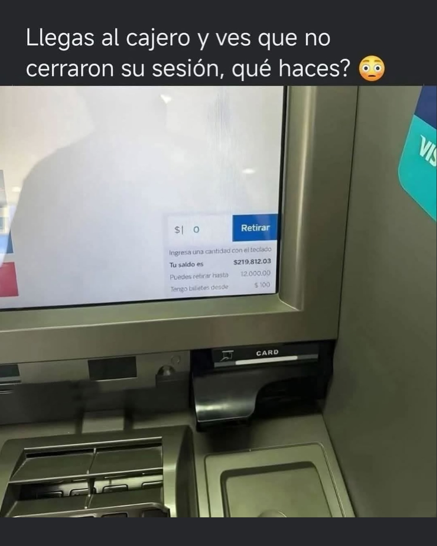 Unclosed ATM Session Meme