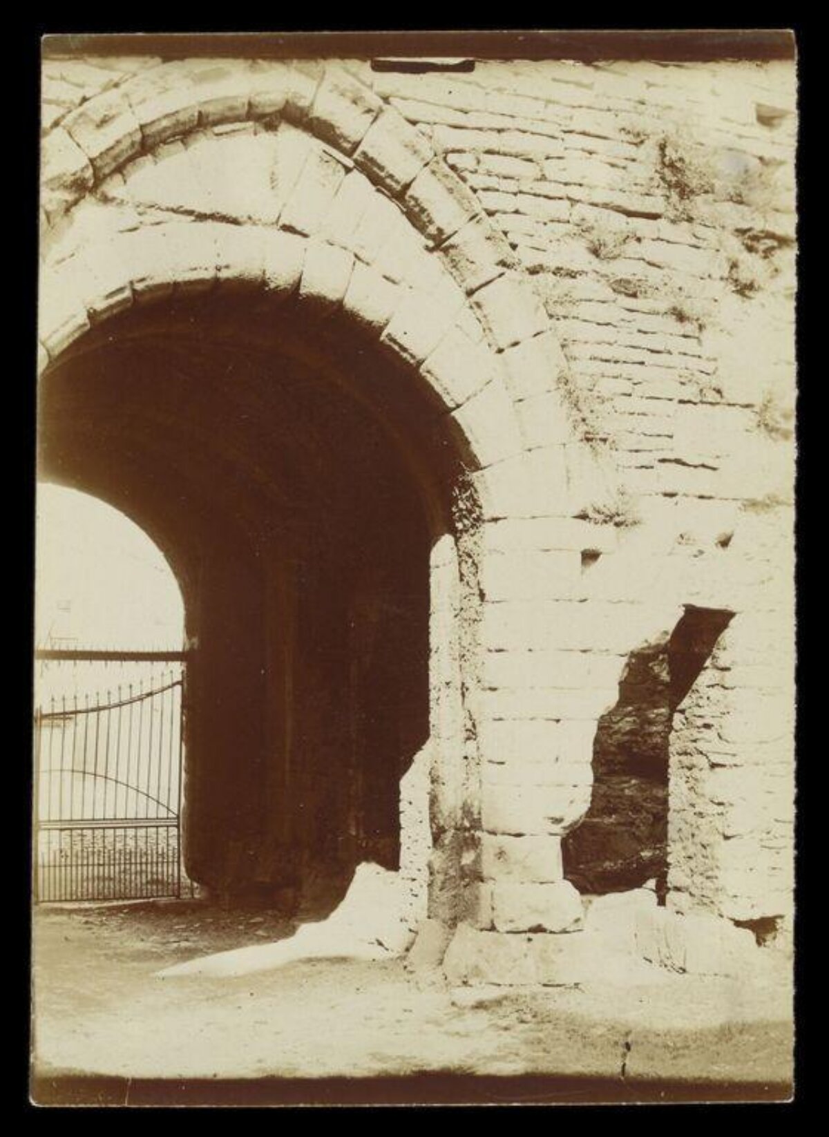 Vintage Arched Stone Doorway