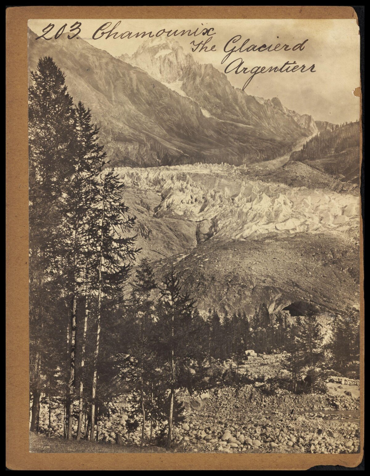 Chamonix Argentière Glacier View
