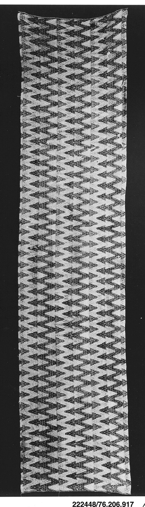 Black and White Geometric Pattern Textile