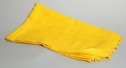 Folded Yellow Scarf