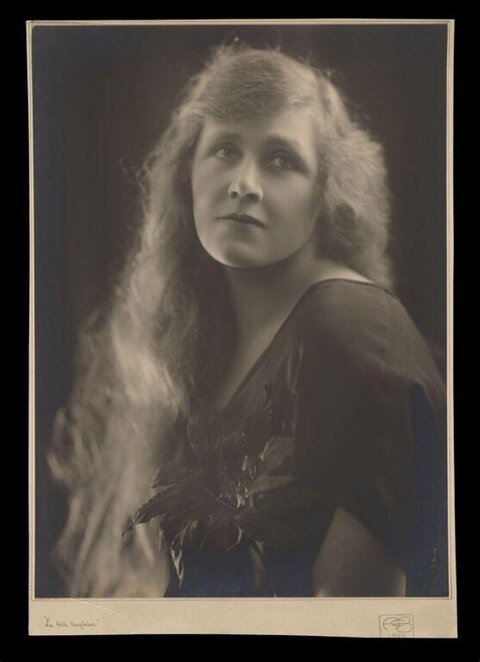 Vintage Studio Portrait of a Woman