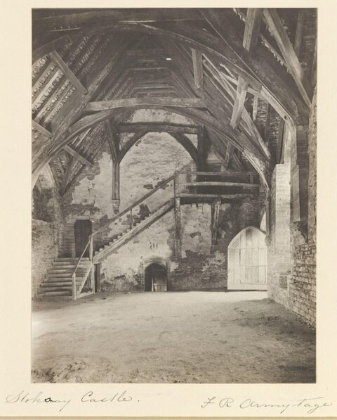 Stoksay Castle Great Hall Interior