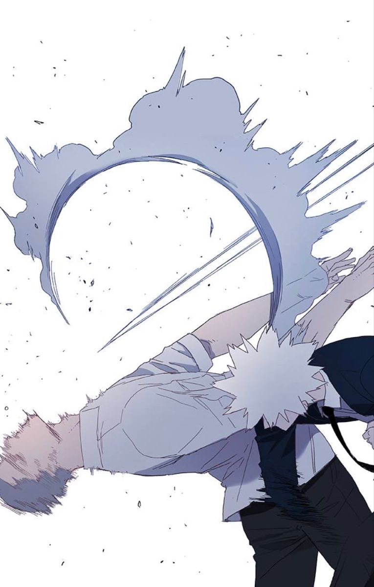 Manhwa Powerful Punch Attack Scene