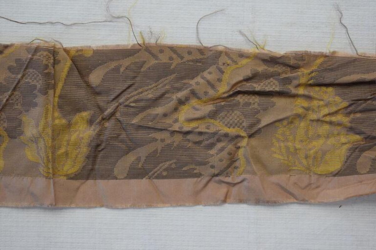 Ancient Patterned Silk Fragment