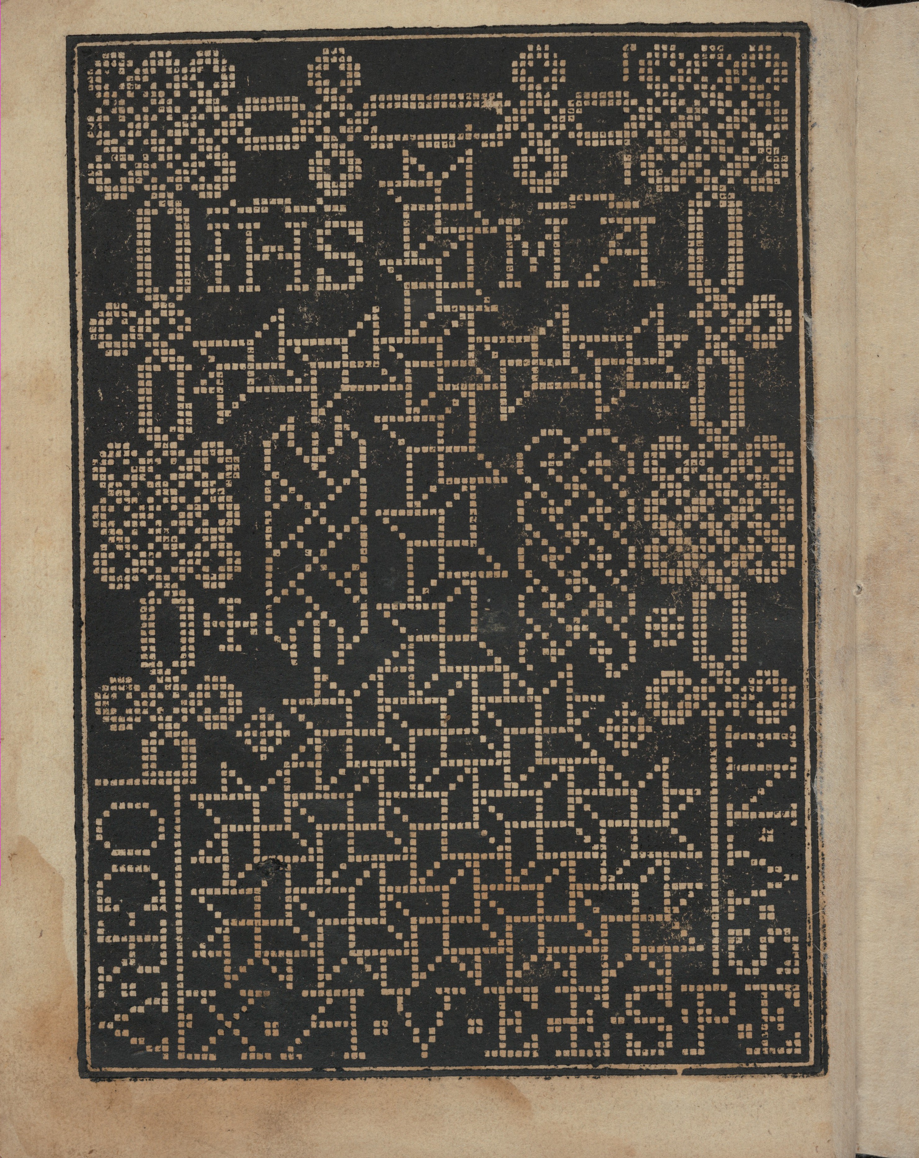 Antique Cross Stitch Pattern — Texture Backgrounds