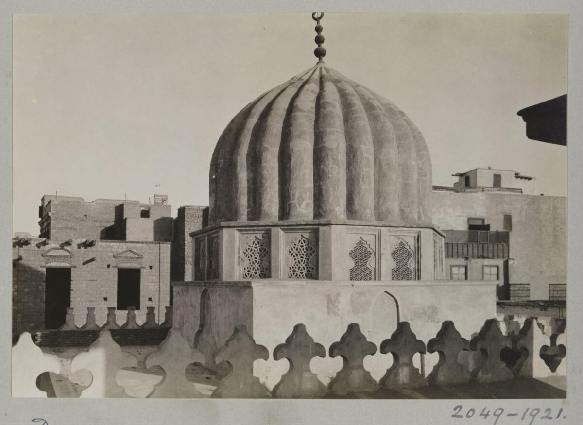 Vintage Islamic Domed Mausoleum View