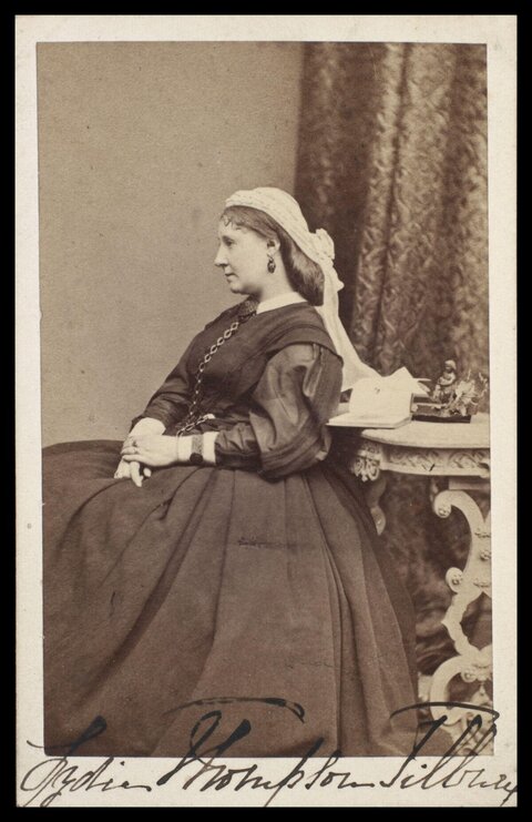 19th Century Portrait of Seated Victorian Woman