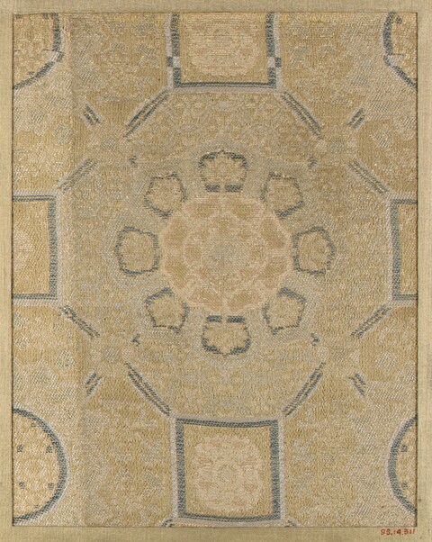 Antique Geometric Pattern Woven Textile