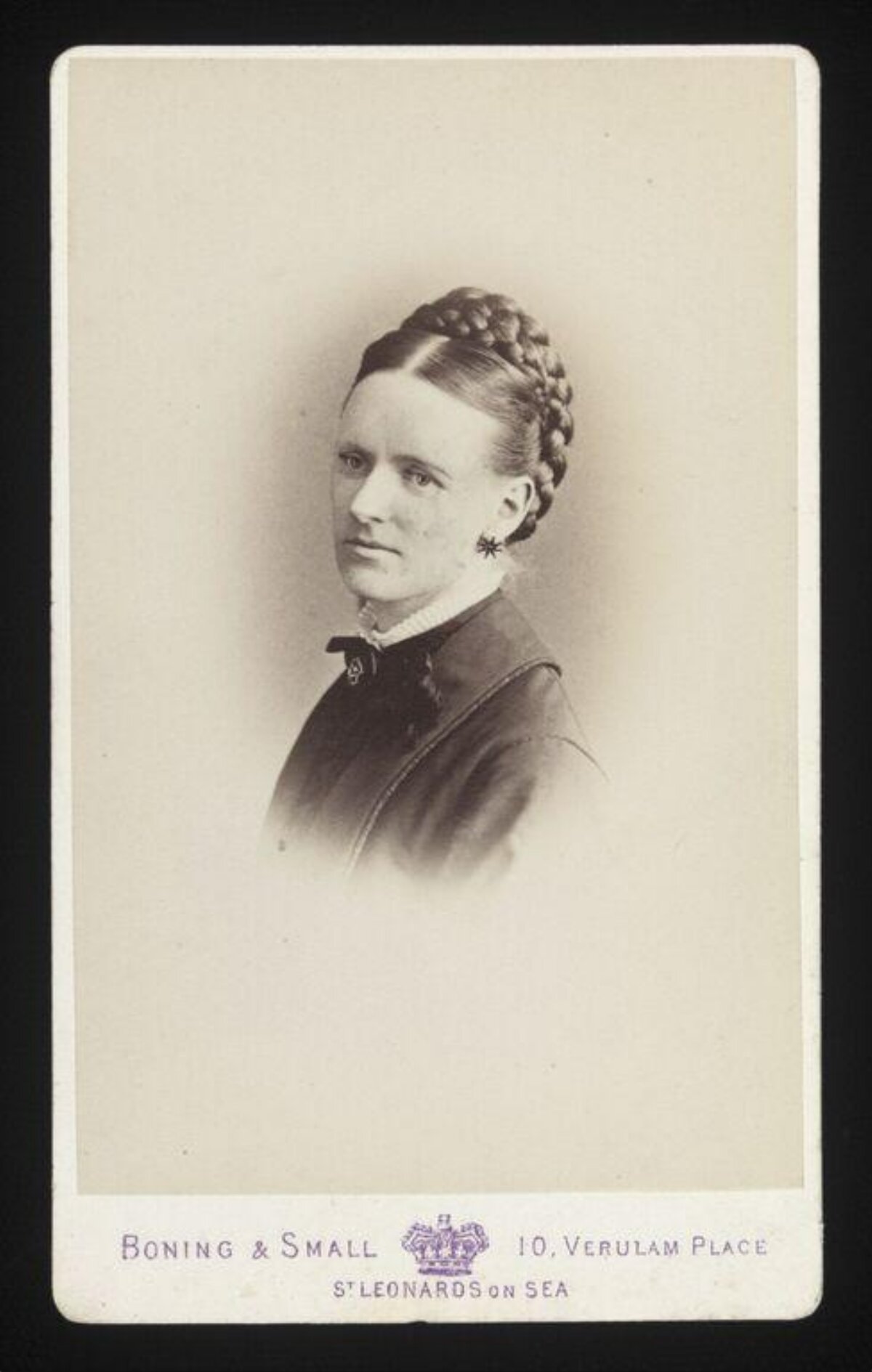 Vintage Studio Portrait of Victorian Woman