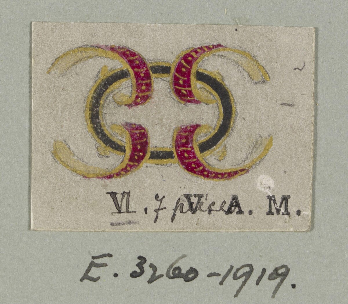 Hand-Drawn Interlocking Monogram Sketch