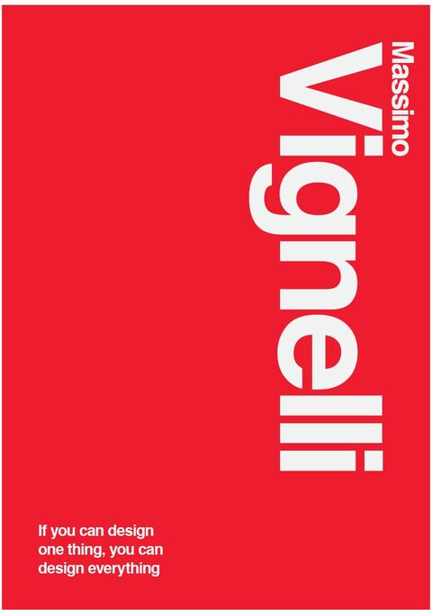 Massimo Vignelli Design Quote Poster