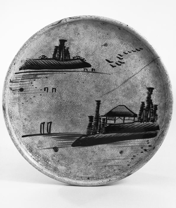 Ink Landscape Ceramic Plate