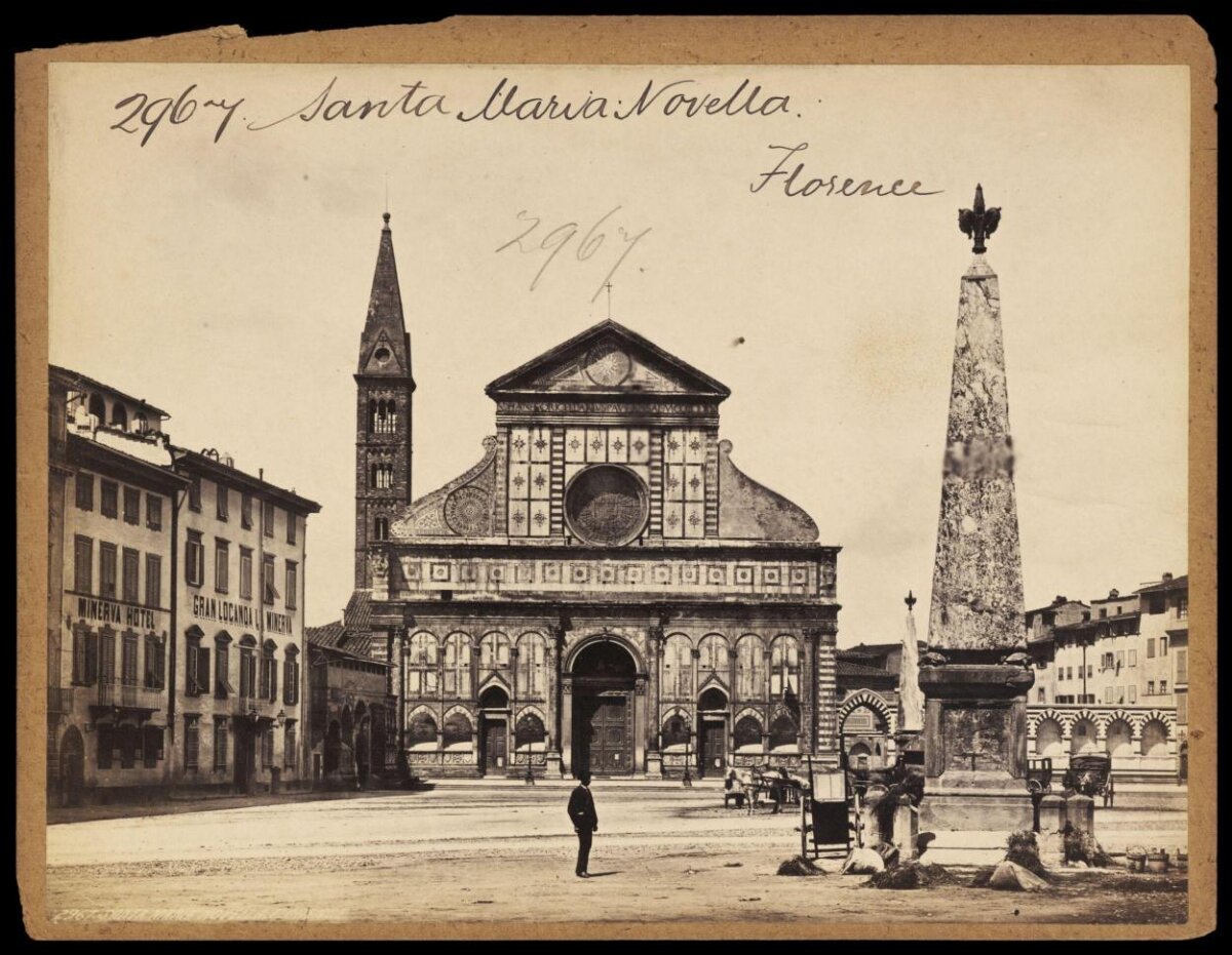 Vintage View of Santa Maria Novella Florence