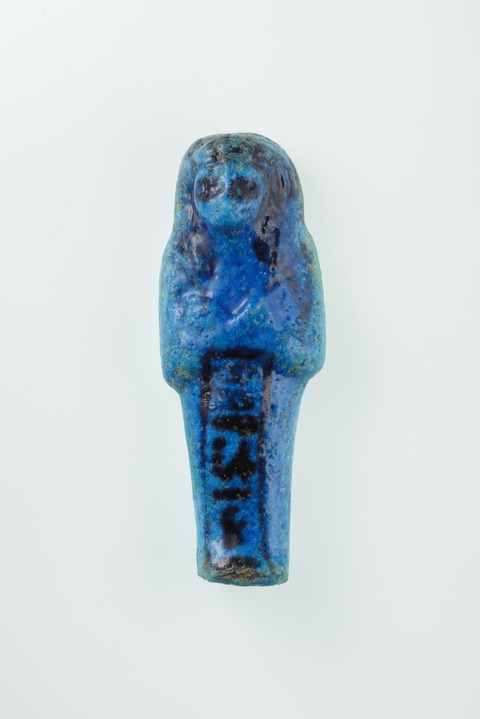 Ancient Egyptian Blue Shabti Figurine
