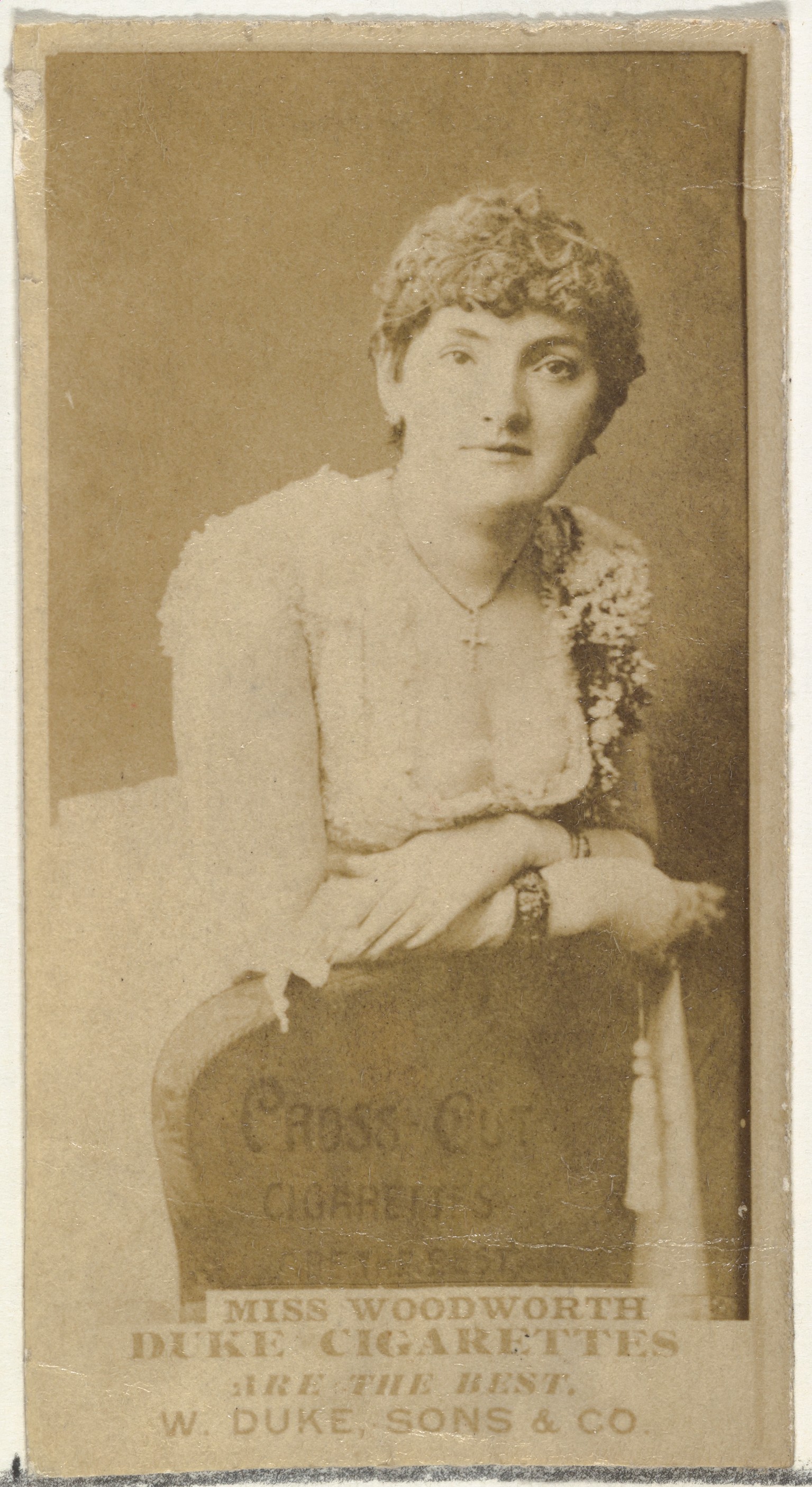Miss Woodworth Duke Cigarettes Card
