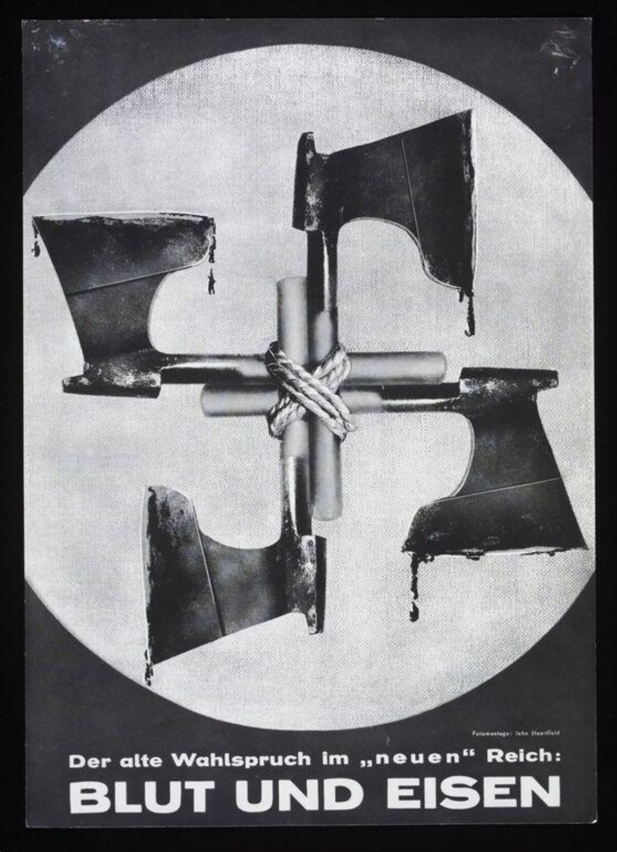 Blut und Eisen Political Satire Poster