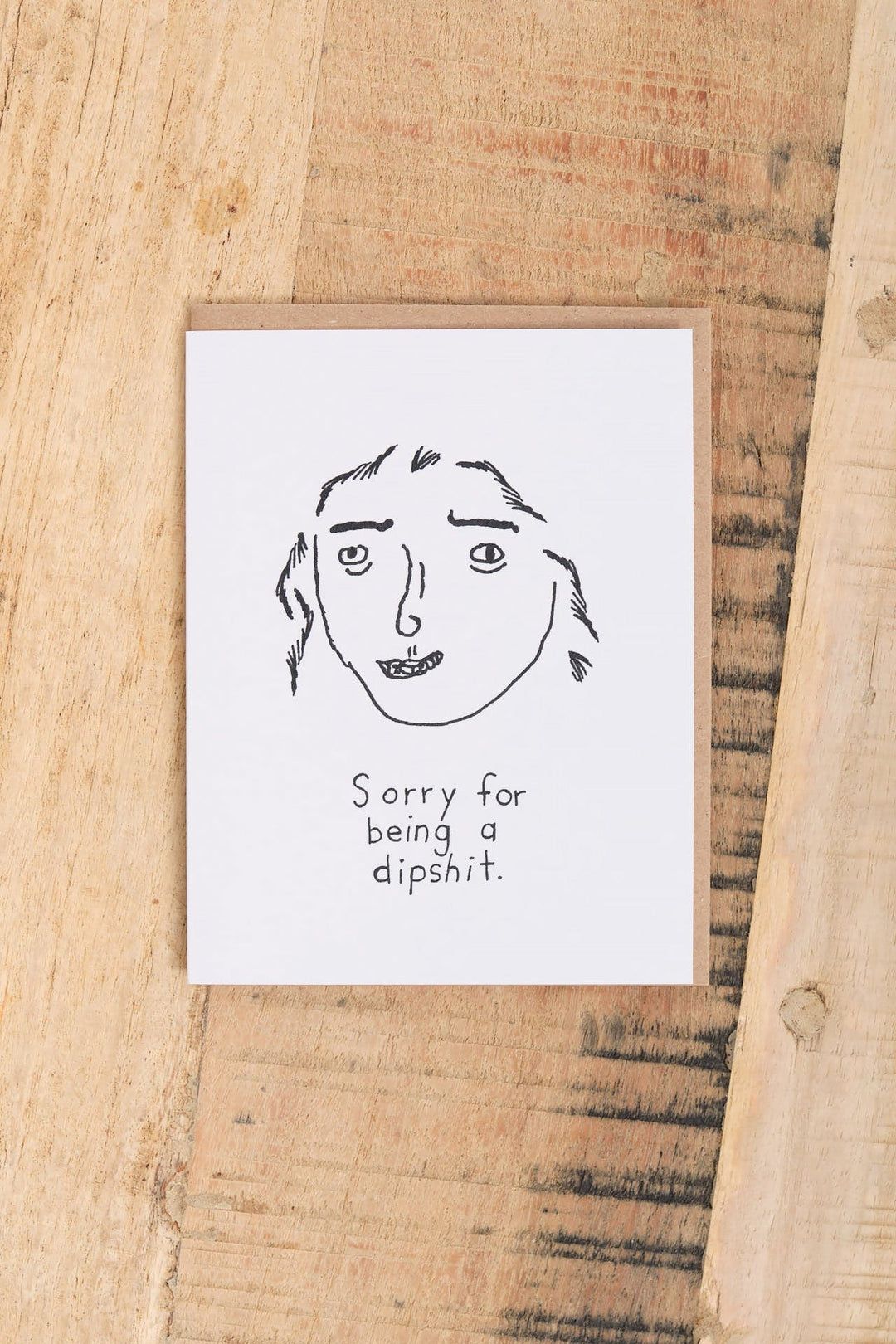 Funny Apology Greeting Card