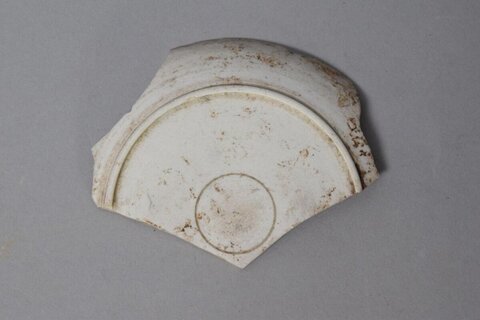 White Porcelain Shard Fragment