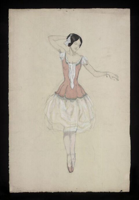 Sketch of a Ballet Dancer
