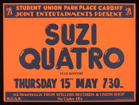 Suzi Quatro Concert Poster