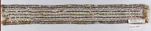 Museum Cataloged Beaded Textile Trim