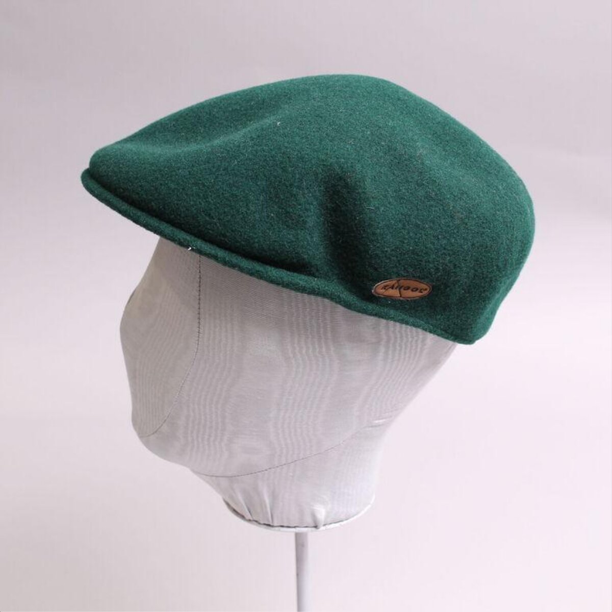 Dark Green Wool Beret