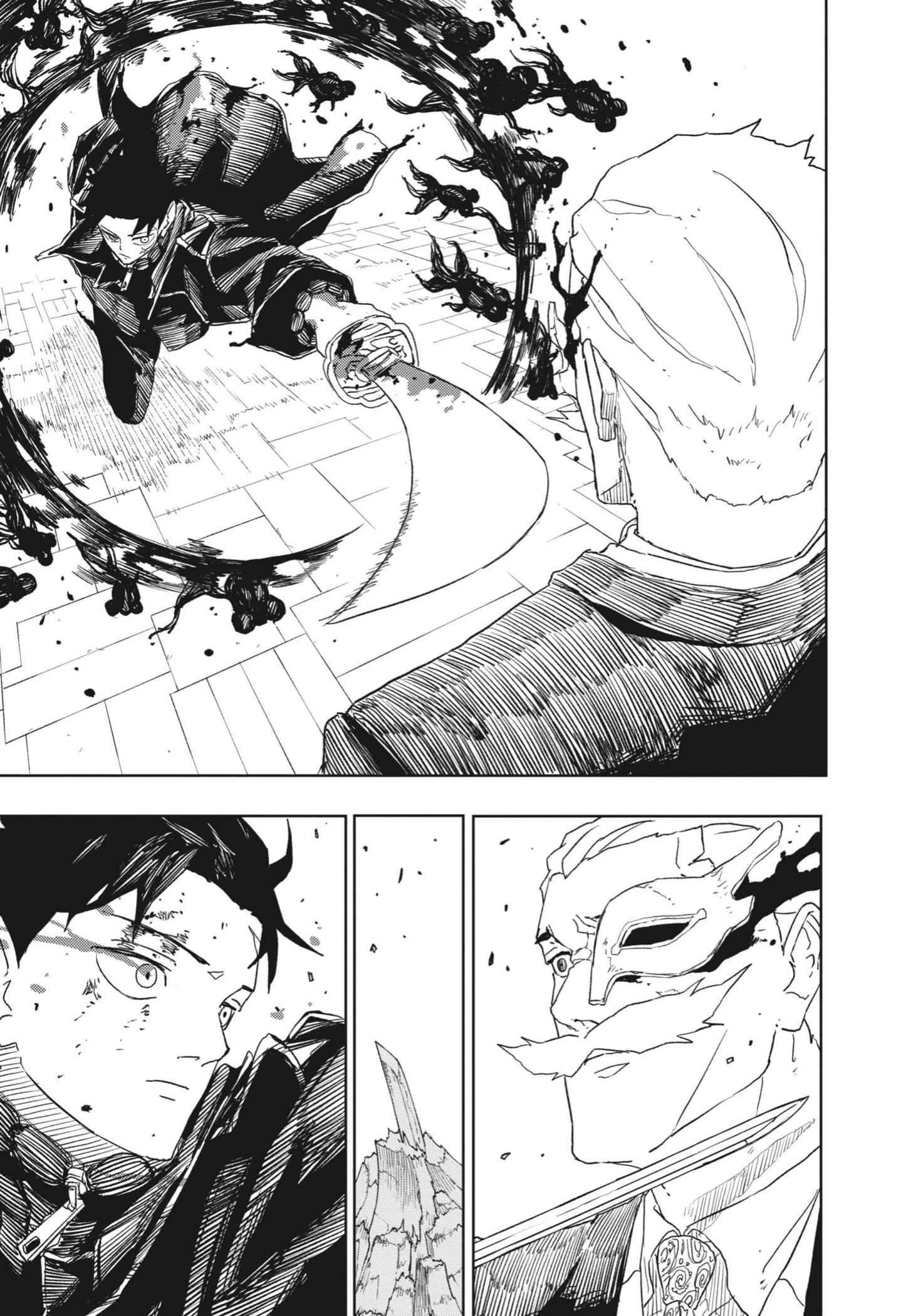 Manga Panel Sword Battle