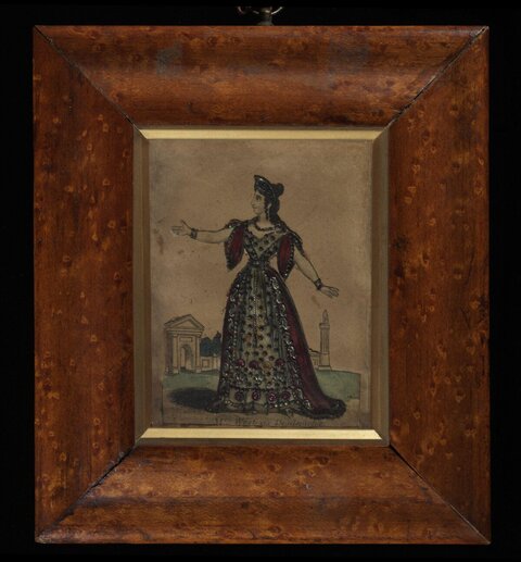 Framed Print of Mrs West as Desdemona
