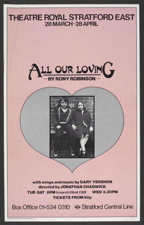 All Our Loving Theatre Play Poster