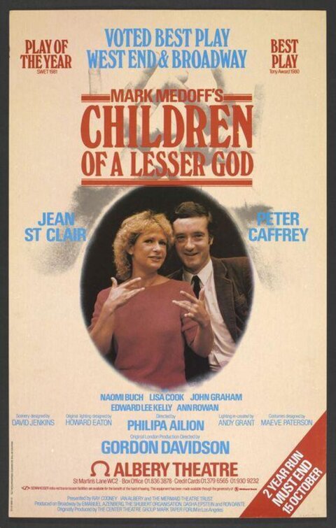 Children of a Lesser God Theater Poster