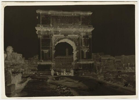 Old Photo of Roman Triumphal Arch