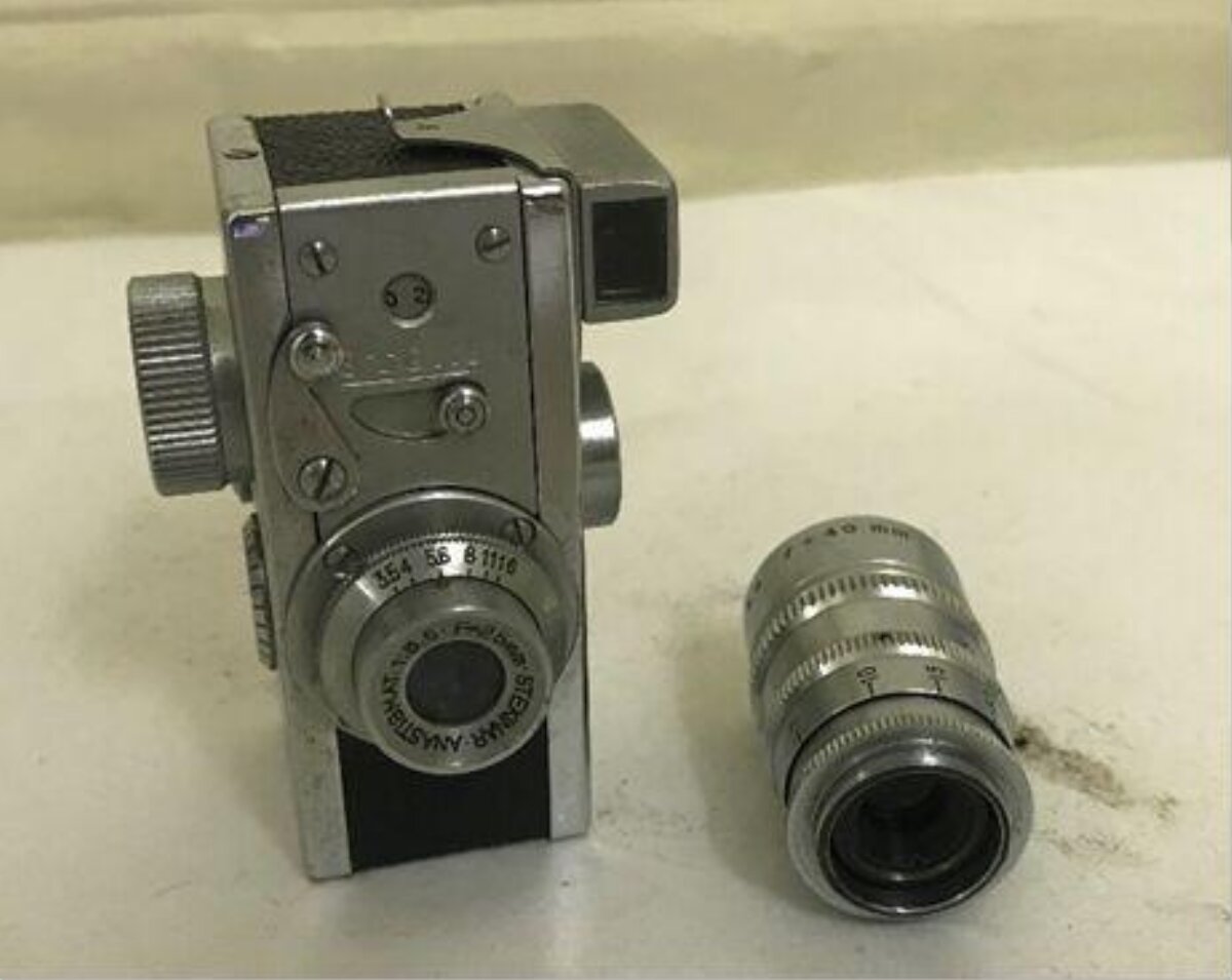 Vintage Camera With Detachable Lens