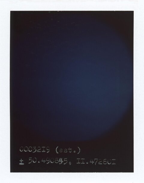 Polaroid Print With Coordinates