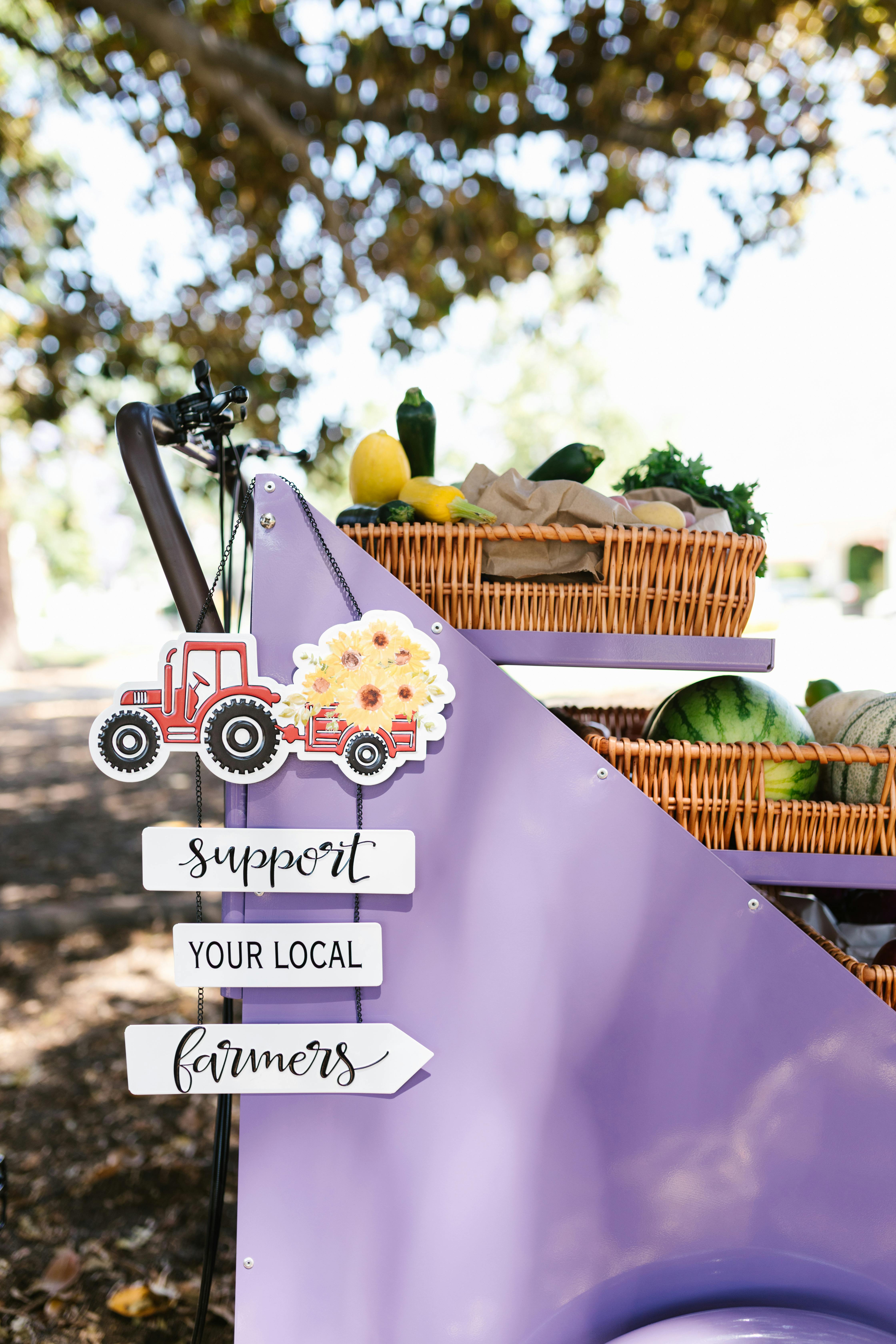 Support Your Local Farmers Sign