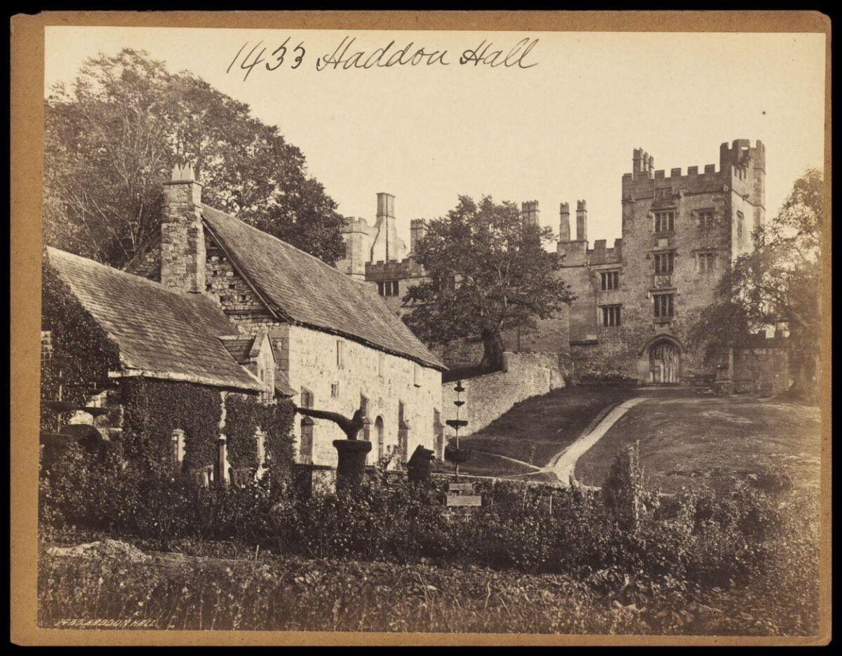 Vintage View of Haddon Hall