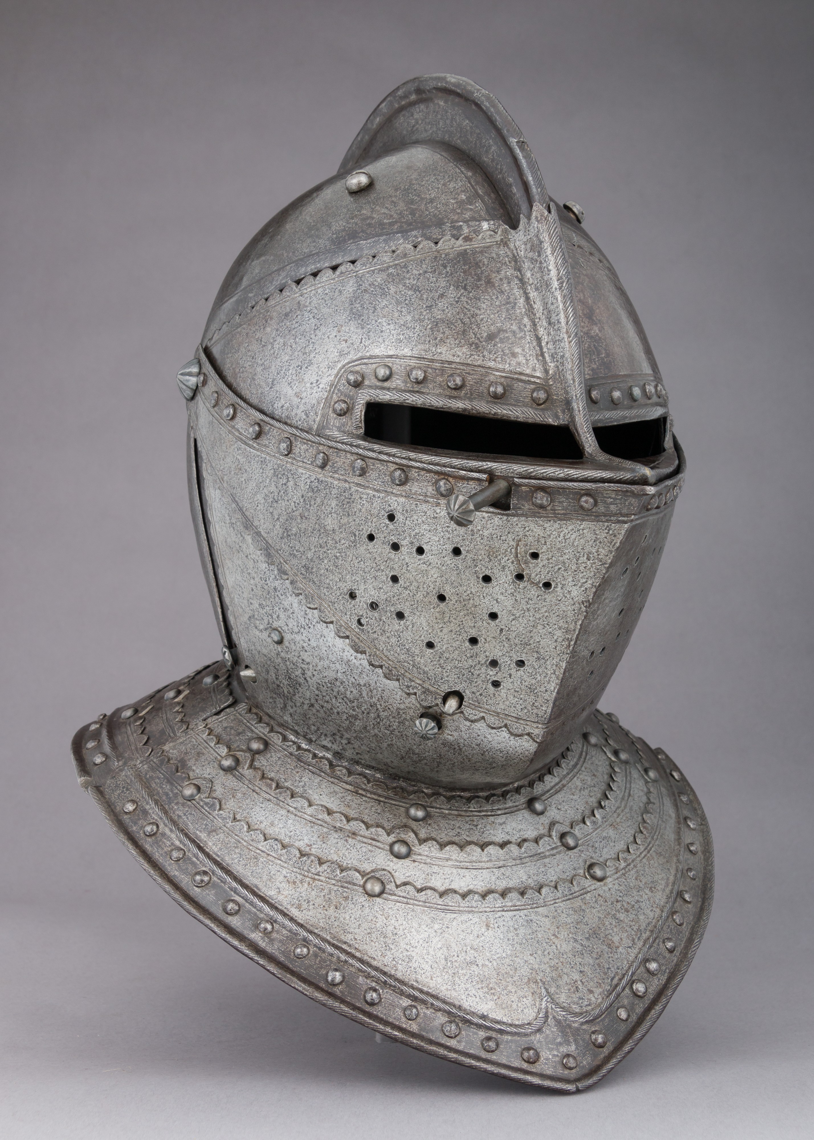 Medieval Iron Knight Helmet