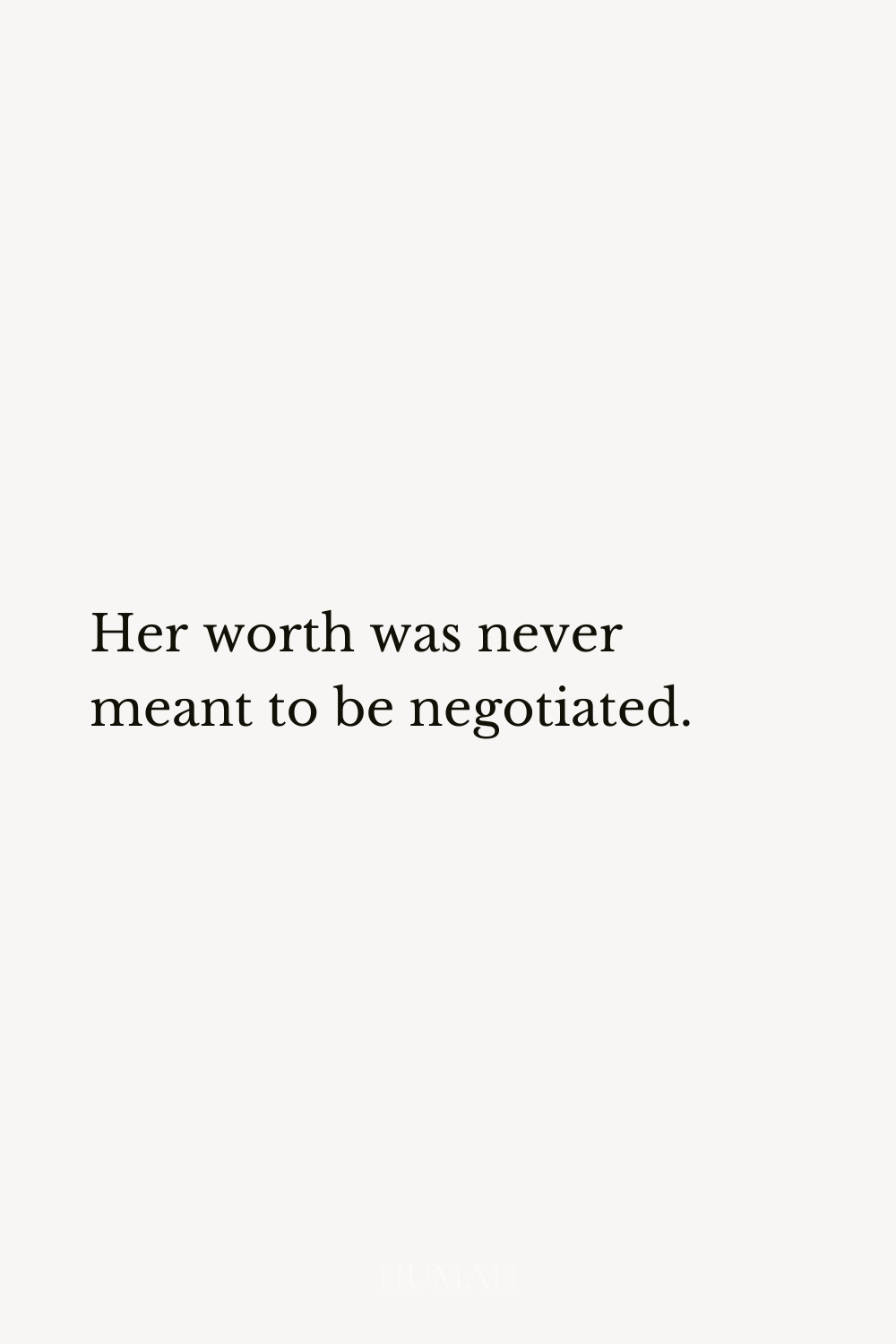 Empowering Quote On Woman's Worth