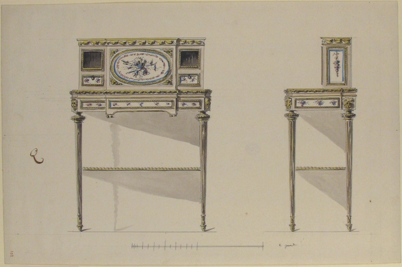 Ornate Furniture Design Drawings