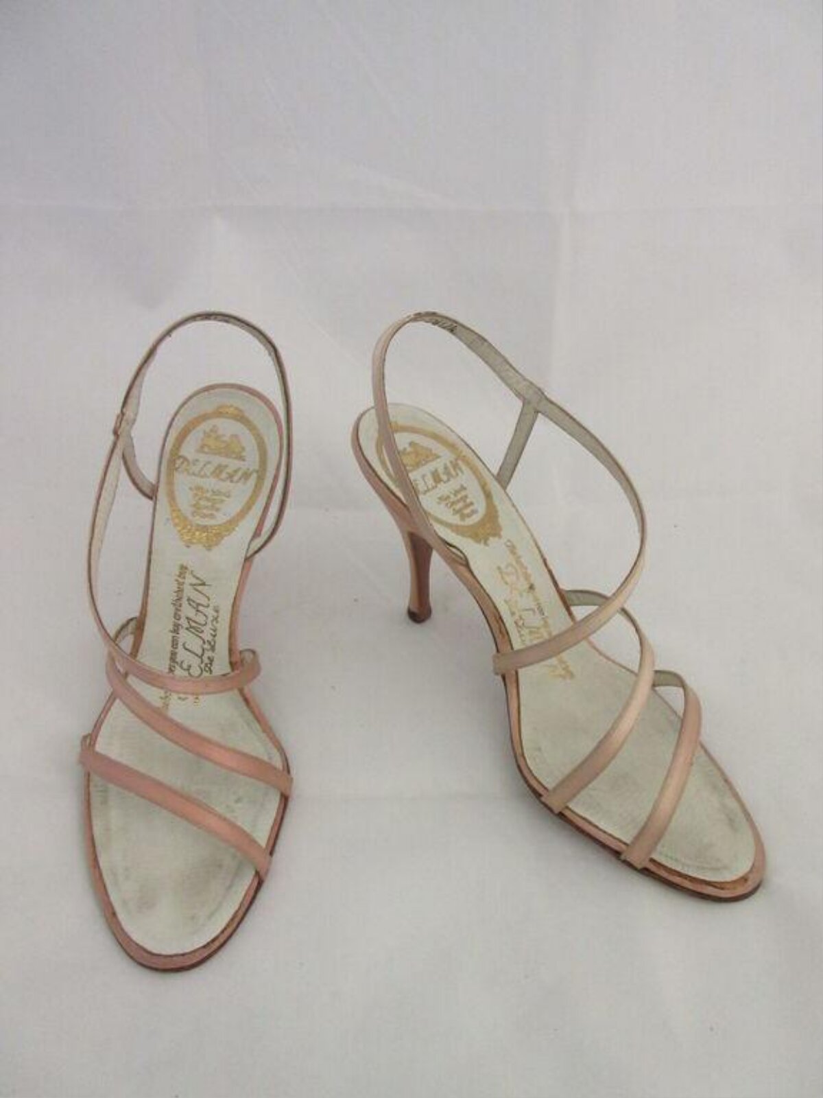 Pink Strappy High Heel Sandals
