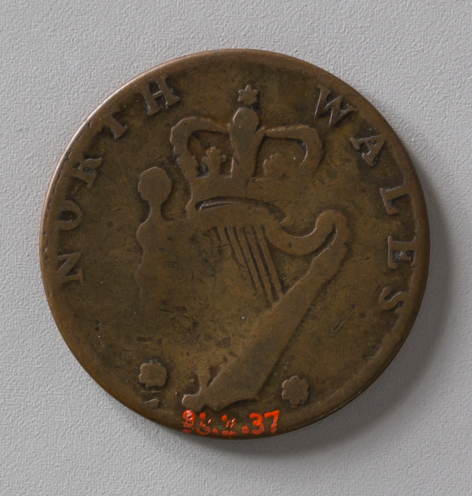North Wales Antique Copper Token