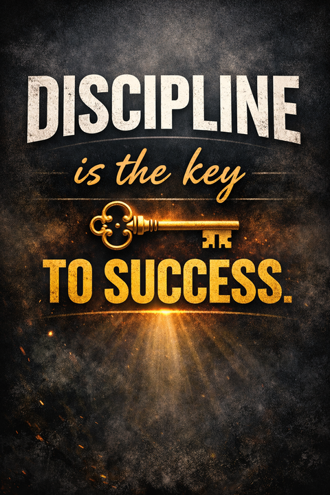 Discipline Is The Key To Success Quote