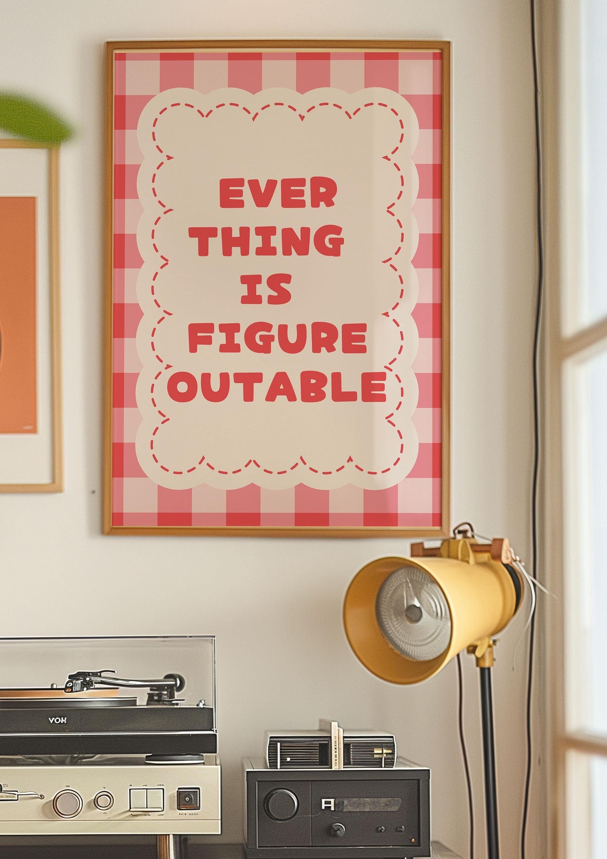 Framed Motivational Quote Poster