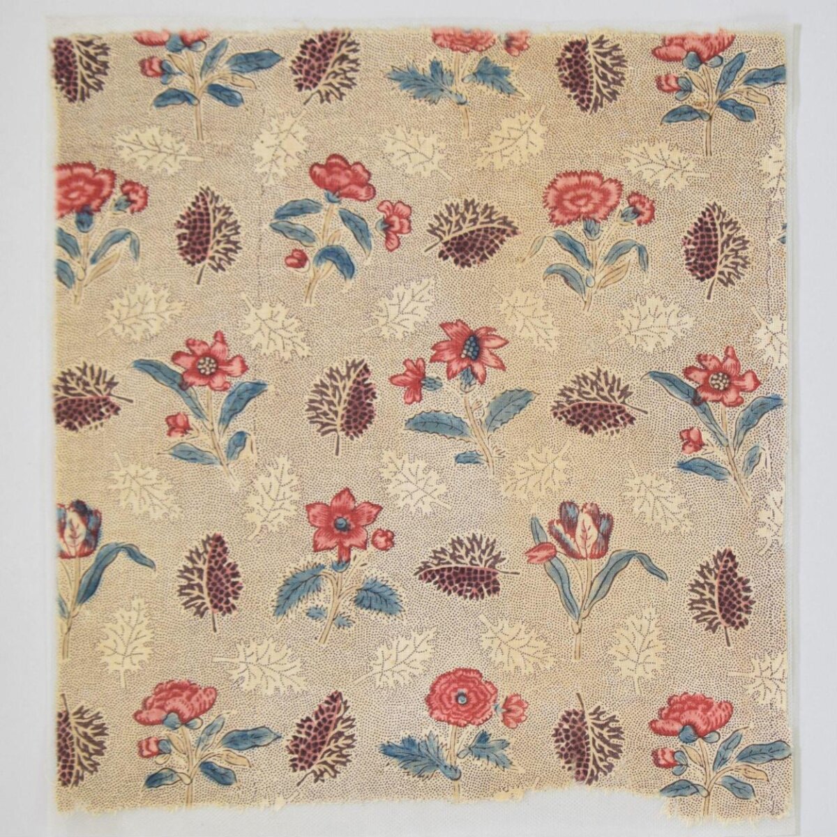 Vintage Floral Printed Textile