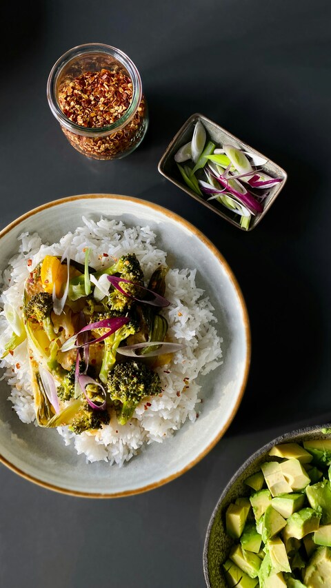 Homemade Vegetable Rice Bowl